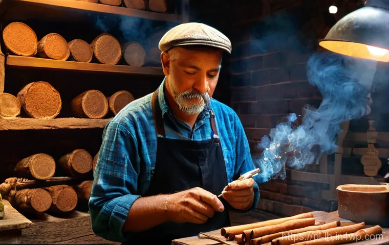 훈제 기법의 맛과 향의 과학 - Here are three detailed image generation prompts in English, inspired by the provided text about smo...